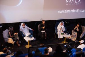 Wraps Shooting of Nayla Al Khaja film "THREE"